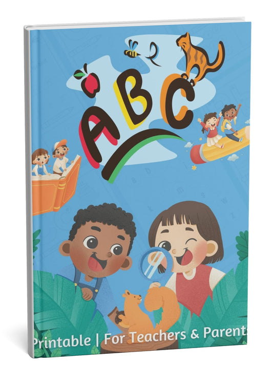 ABC Learning Worksheet for Toddlers | Fun & Interactive Alphabet Printable by Smarty Sprouts